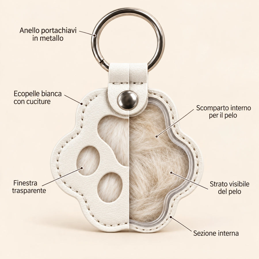 Portachiavi zampetta