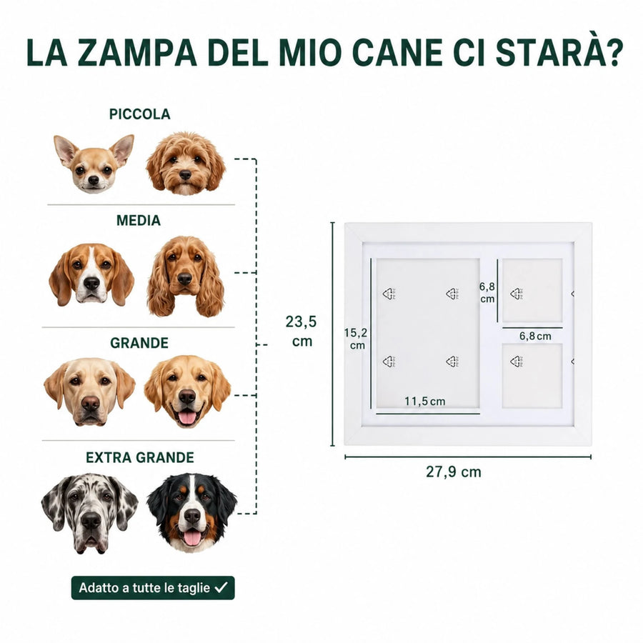Kit per le impronte delle zampe